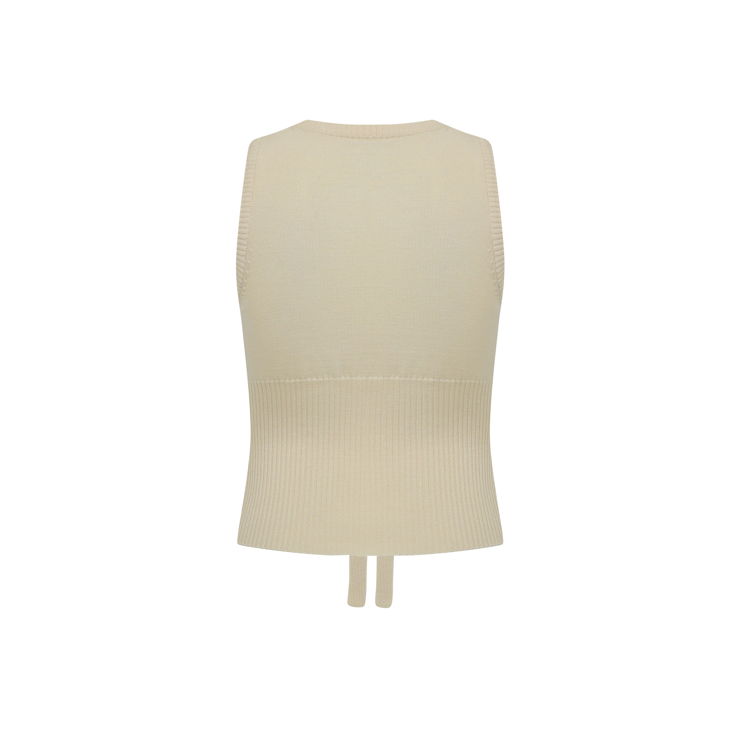 Pehrt  |Casual Style Wool Rib Sleeveless Street Style Boat Neck