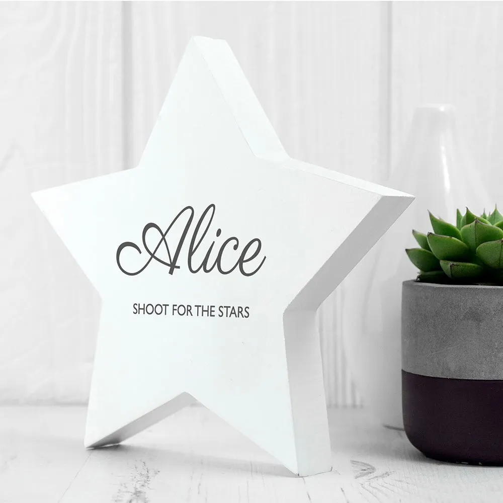 Personalised Shoot for the Stars Keepsake