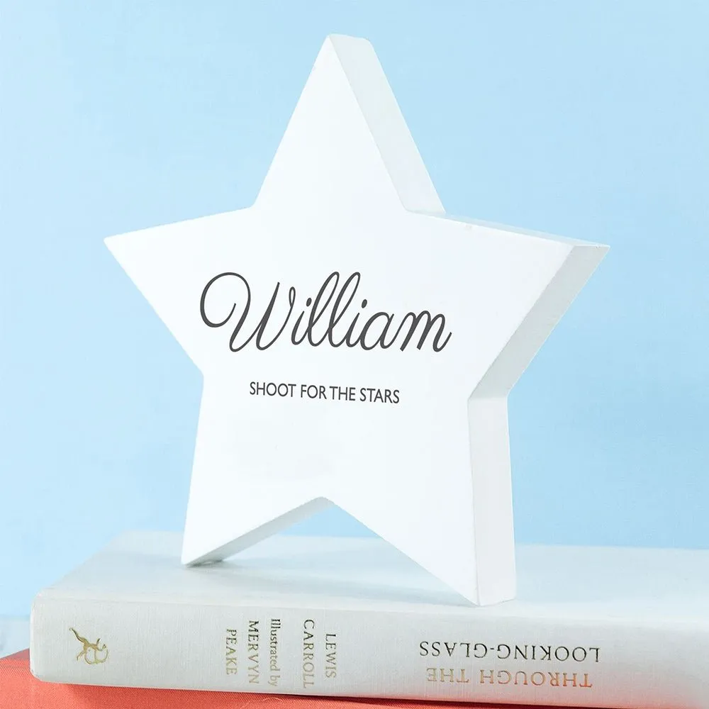 Personalised Shoot for the Stars Keepsake