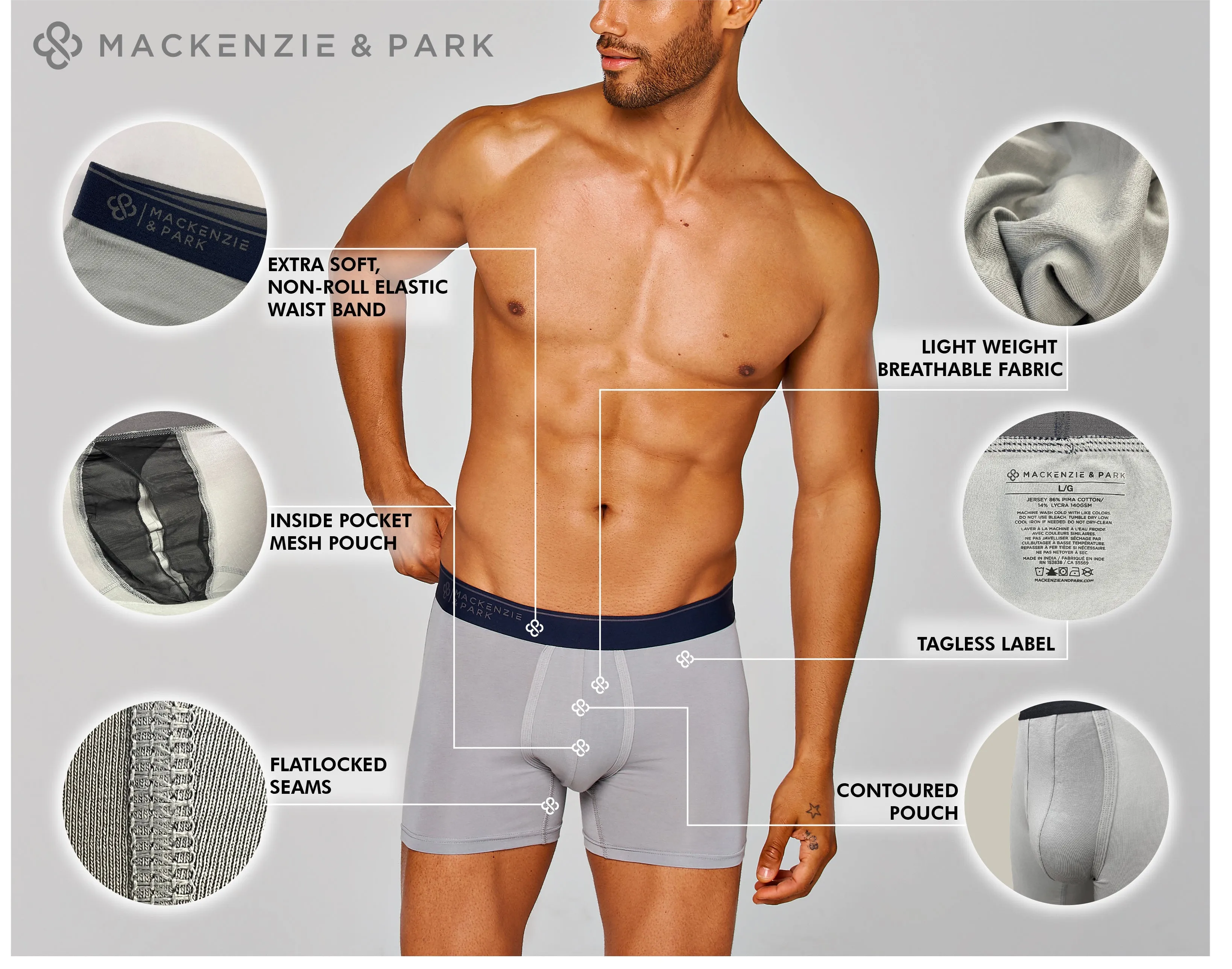 Pocket Mesh Pouch Boxer Brief