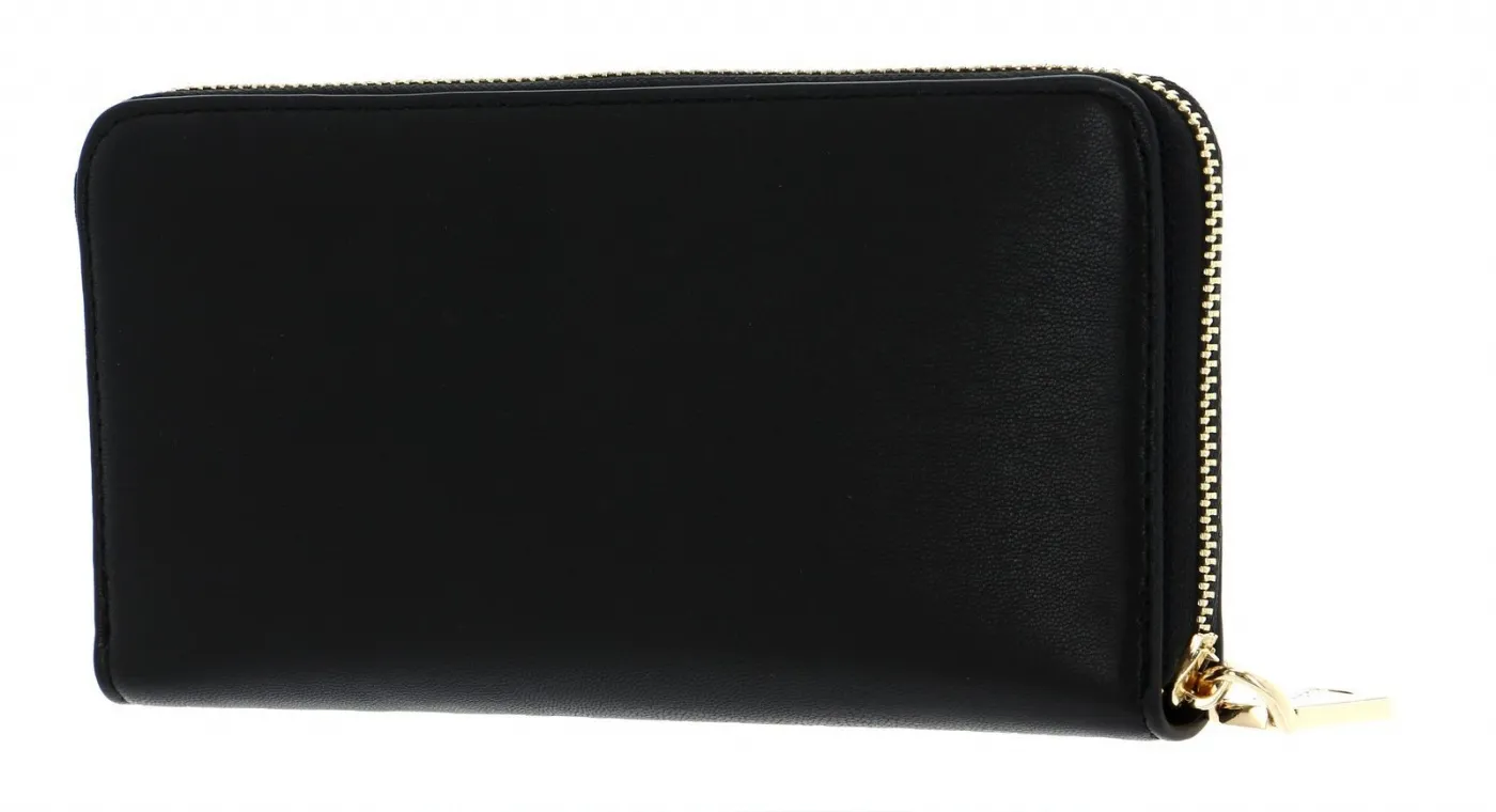 PORTAFOGLIO MARIO VALENTINO CHAMONIX RE ZIP WALLET BORSANERO SINTETICO 19X10X2,5CM VPS7GF155 NERO