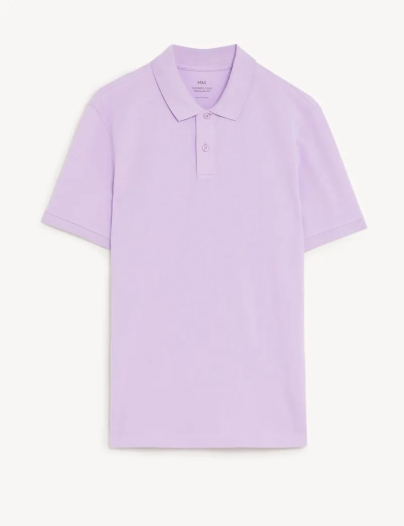 Pure Cotton Pique Polo Shirt