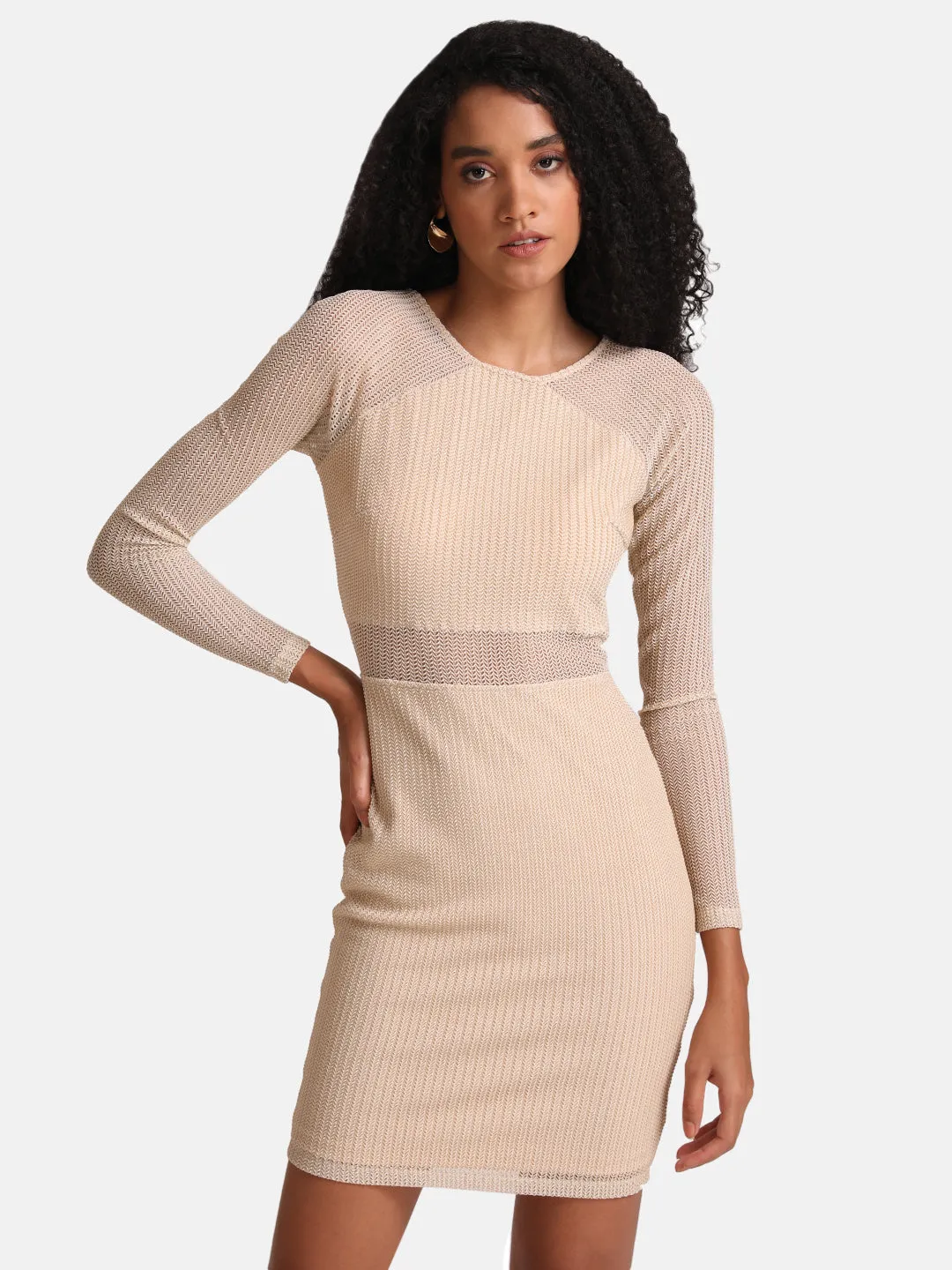 Raglan Sleeve Mini Dress