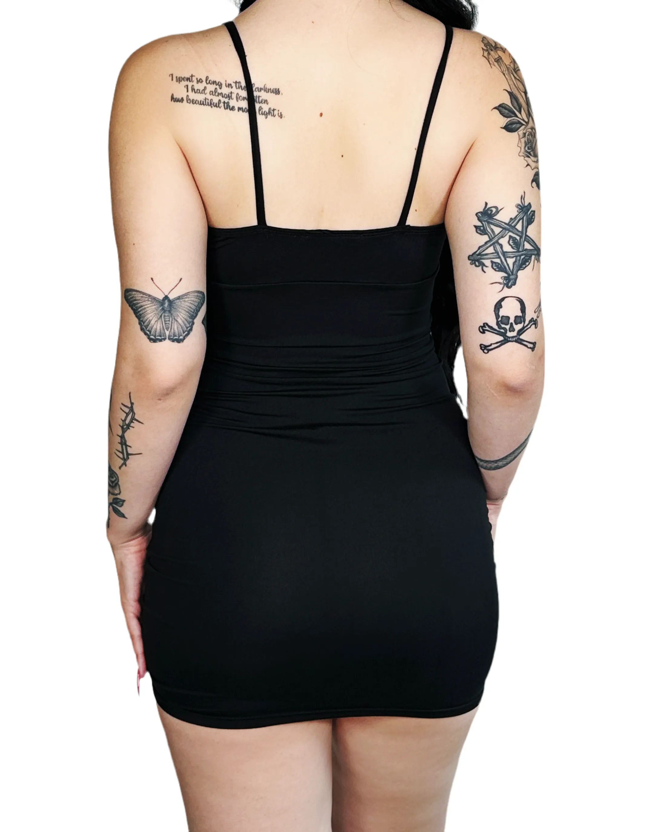 RIBCAGE MINI DRESS