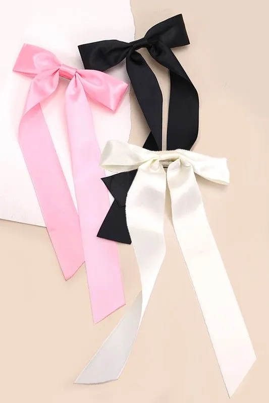 Silky Satin Bow