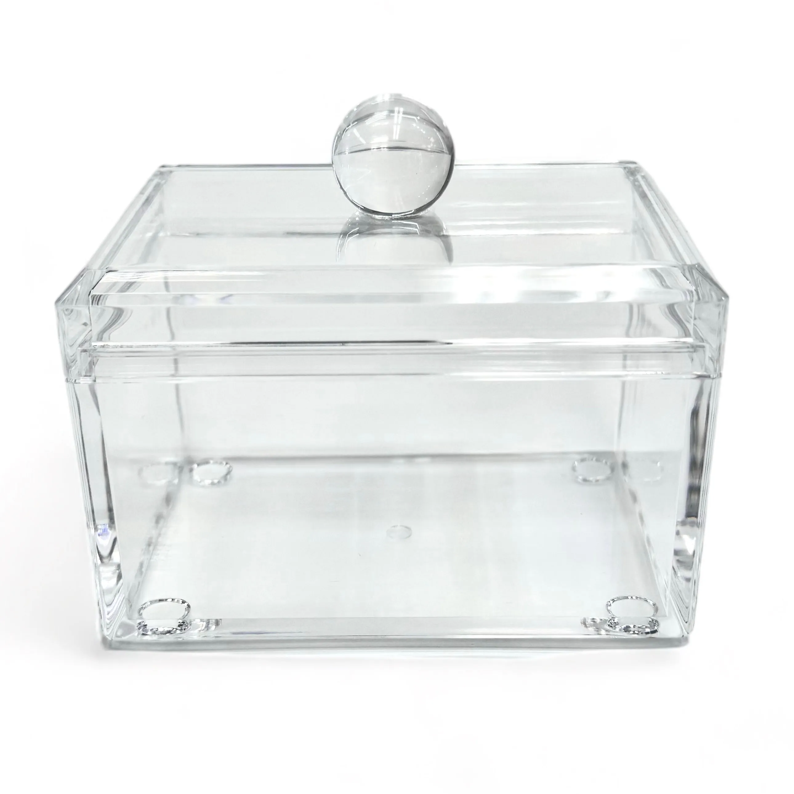 Small Rectangle Lucite Box With Lid