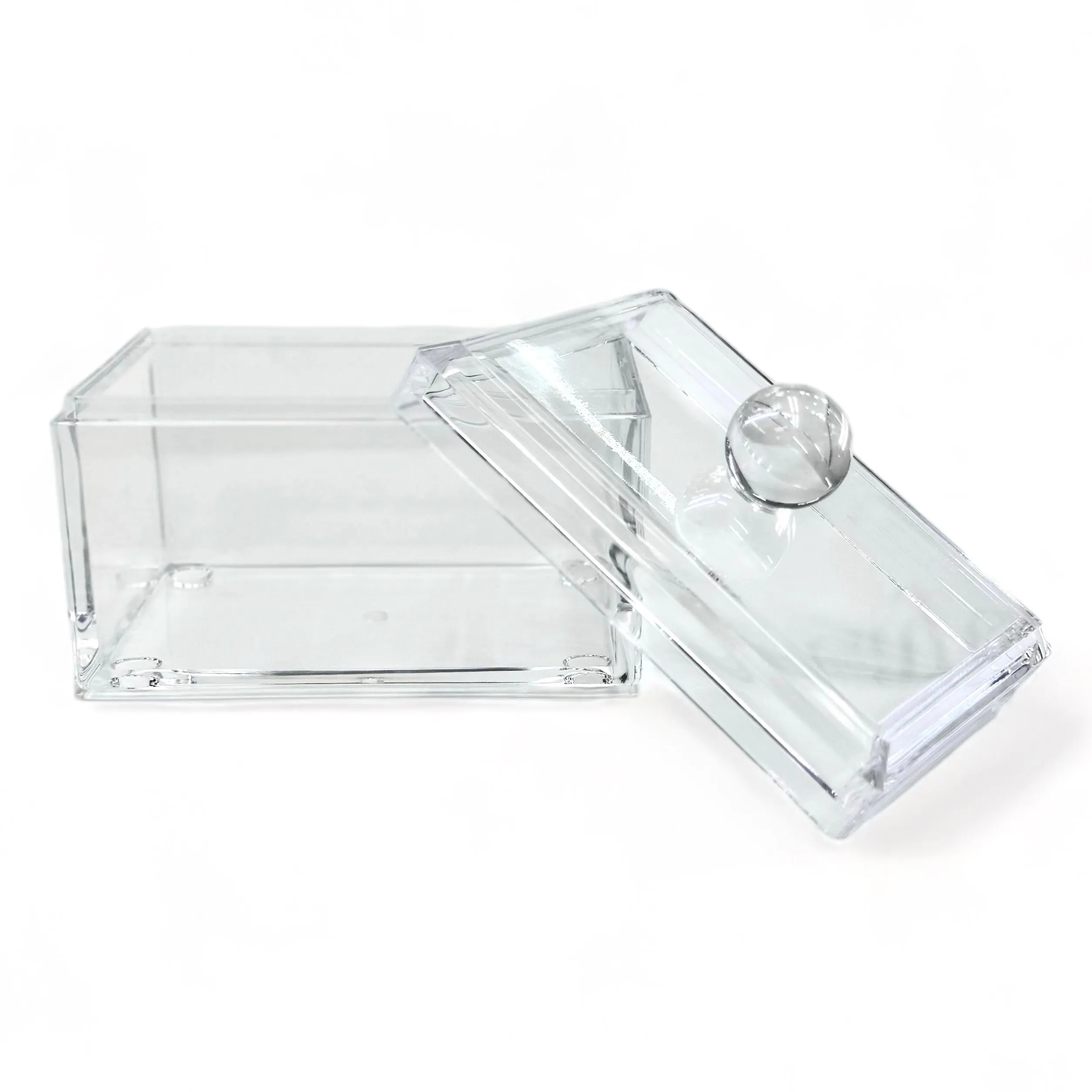 Small Rectangle Lucite Box With Lid