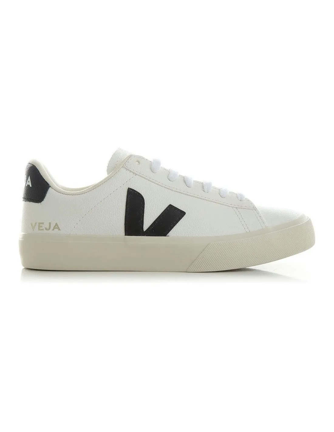 Sneakers Veja donna CP05015 Campo chromefree bianca nera