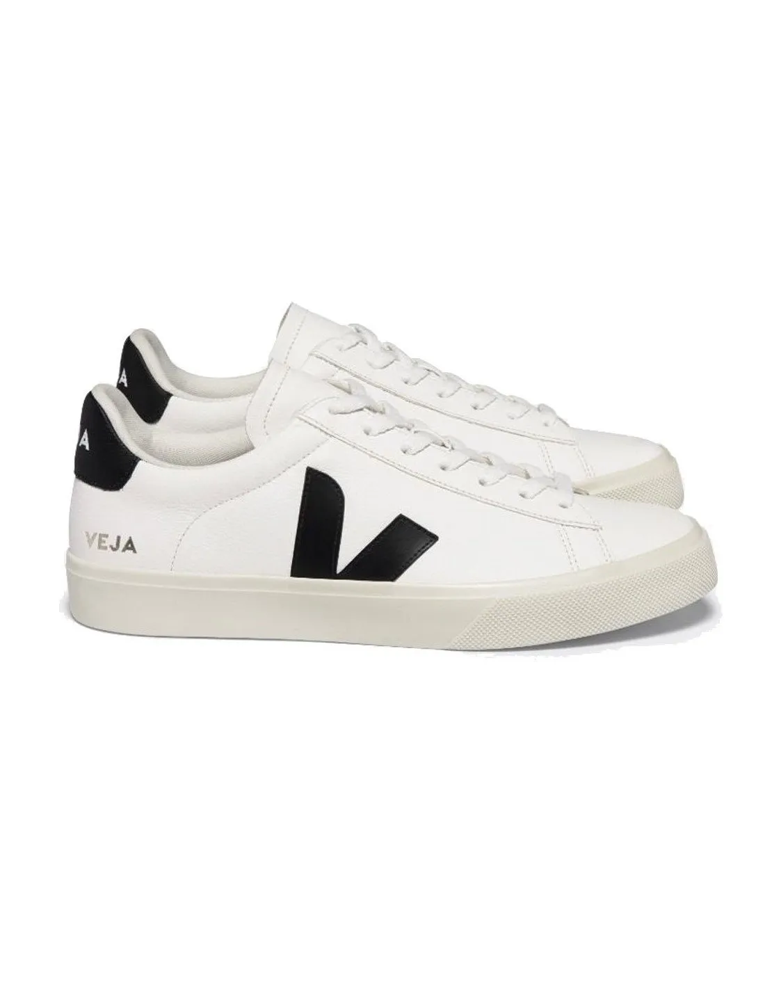 Sneakers Veja donna CP05015 Campo chromefree bianca nera