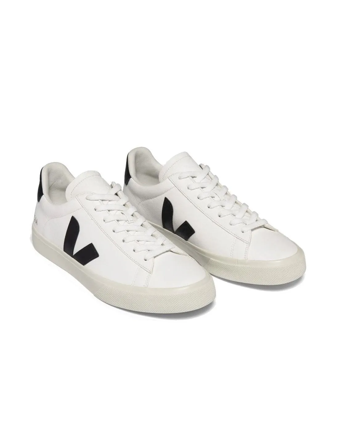 Sneakers Veja donna CP05015 Campo chromefree bianca nera