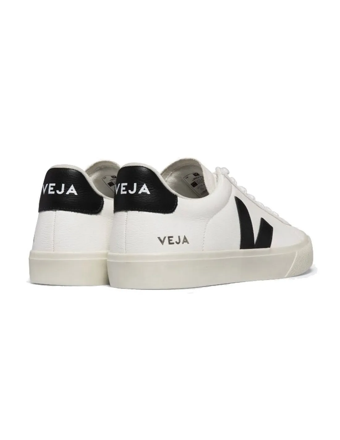 Sneakers Veja donna CP05015 Campo chromefree bianca nera