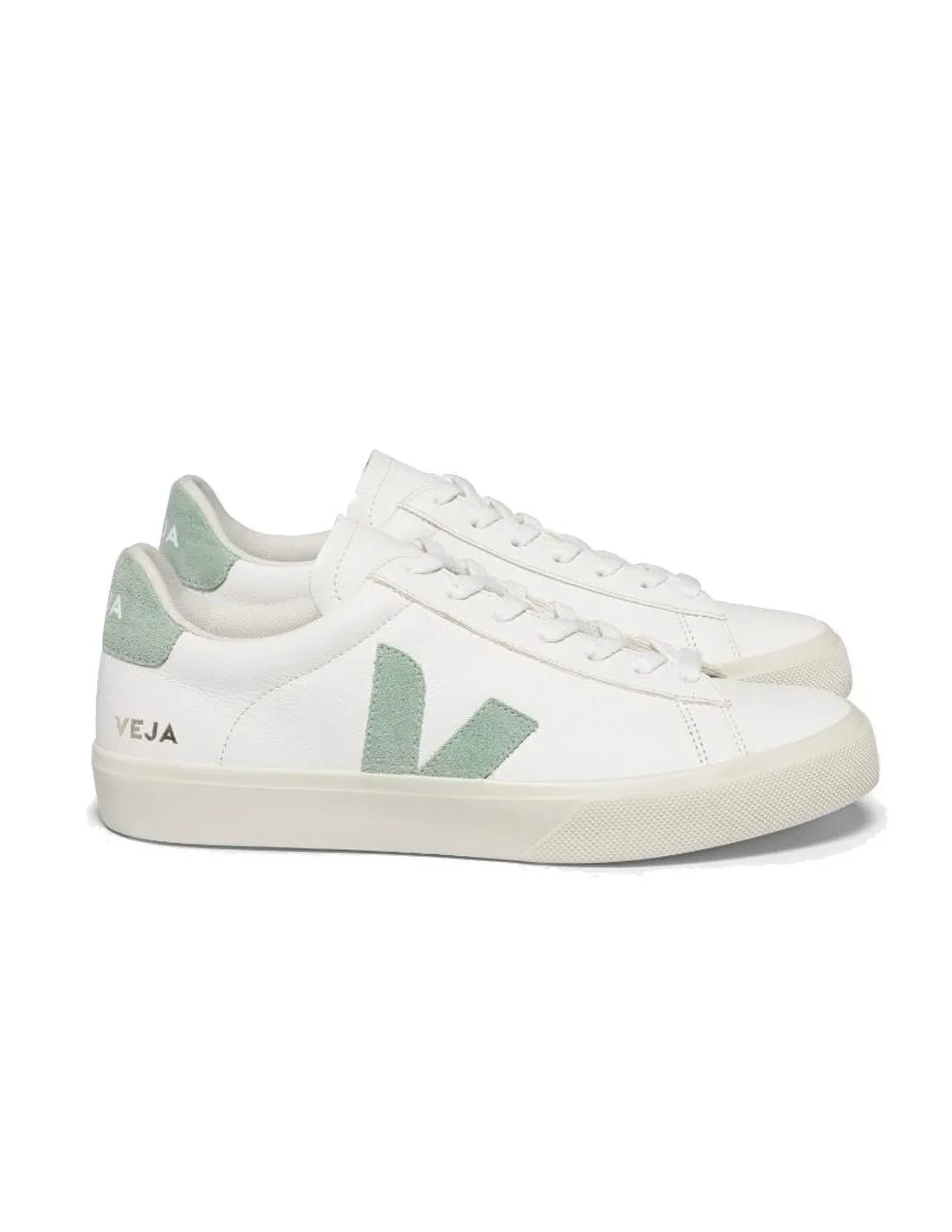 Sneakers Veja donna CP05024 Campo chromefree bianca matcha