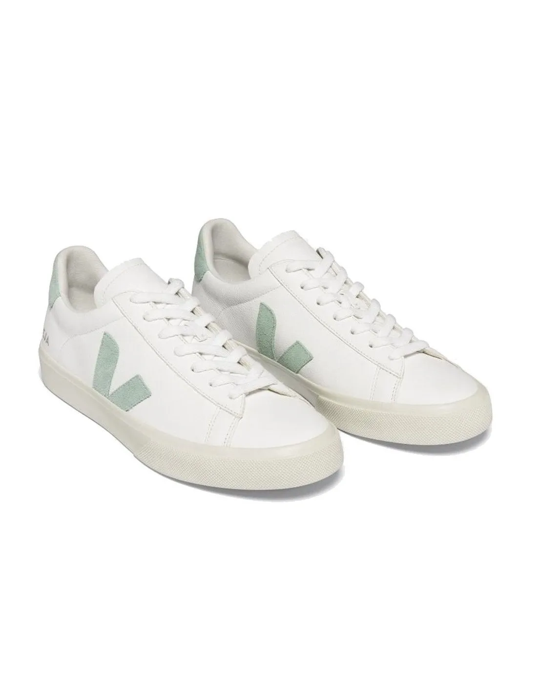 Sneakers Veja donna CP05024 Campo chromefree bianca matcha