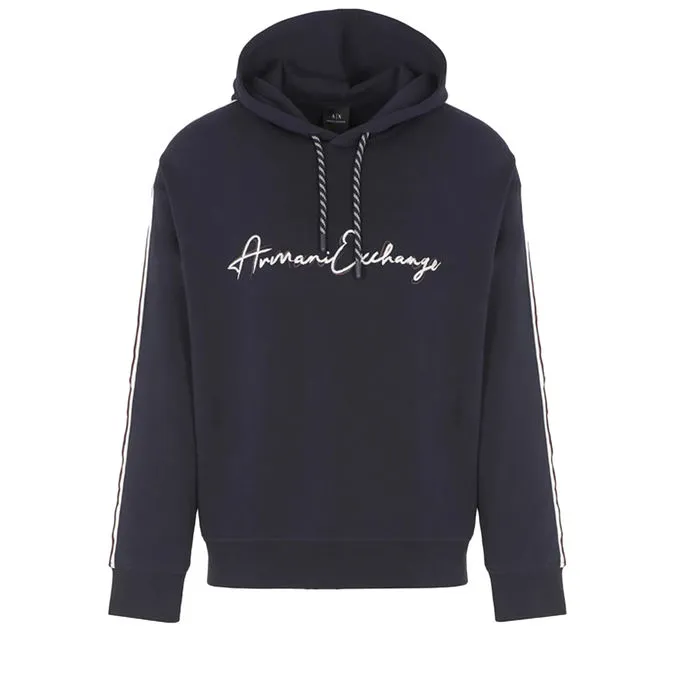 SWEATSHIRT LOGO IN ITALICS Man Blue Navy