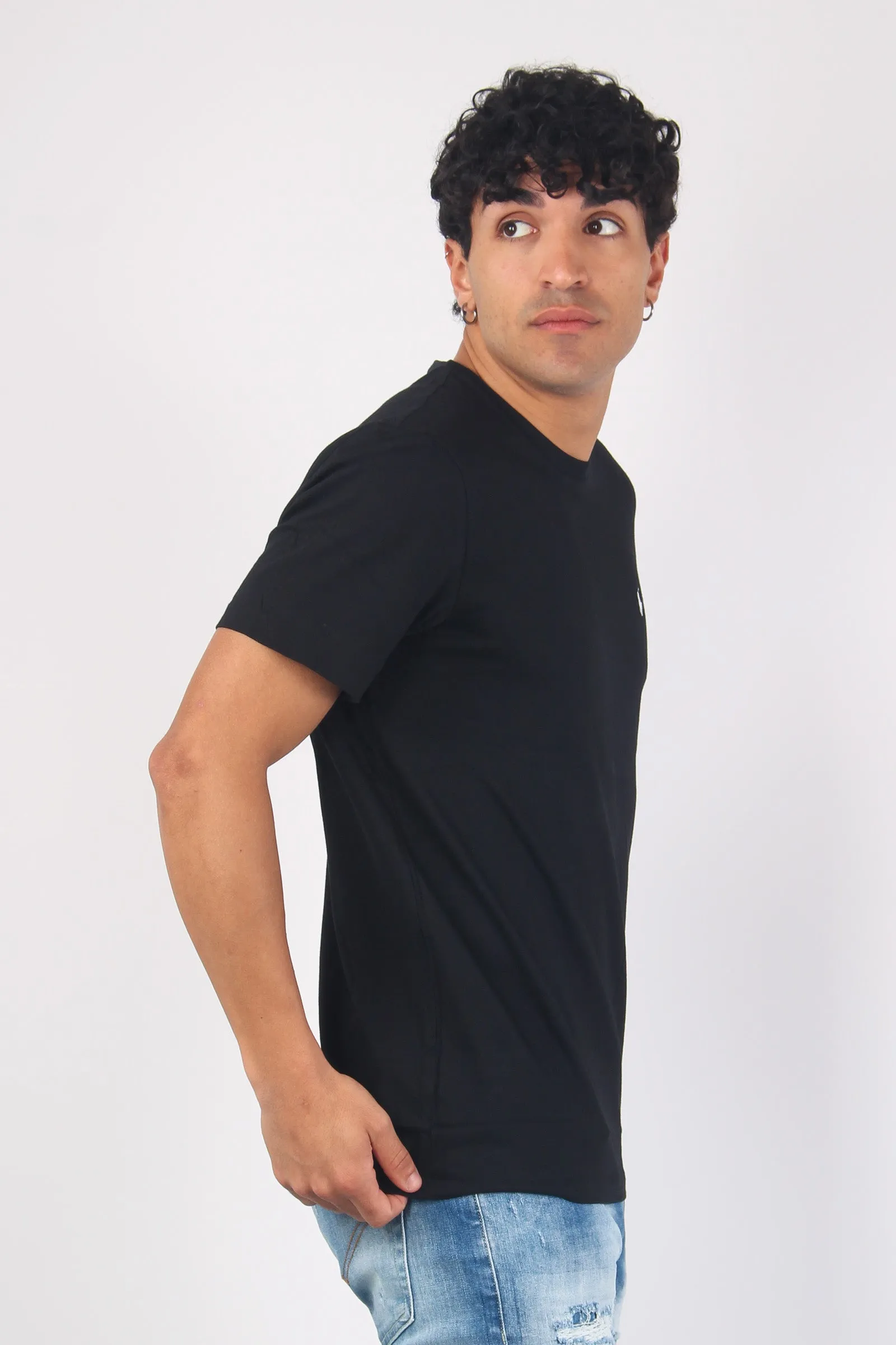 T-shirt Underwear Logo Black