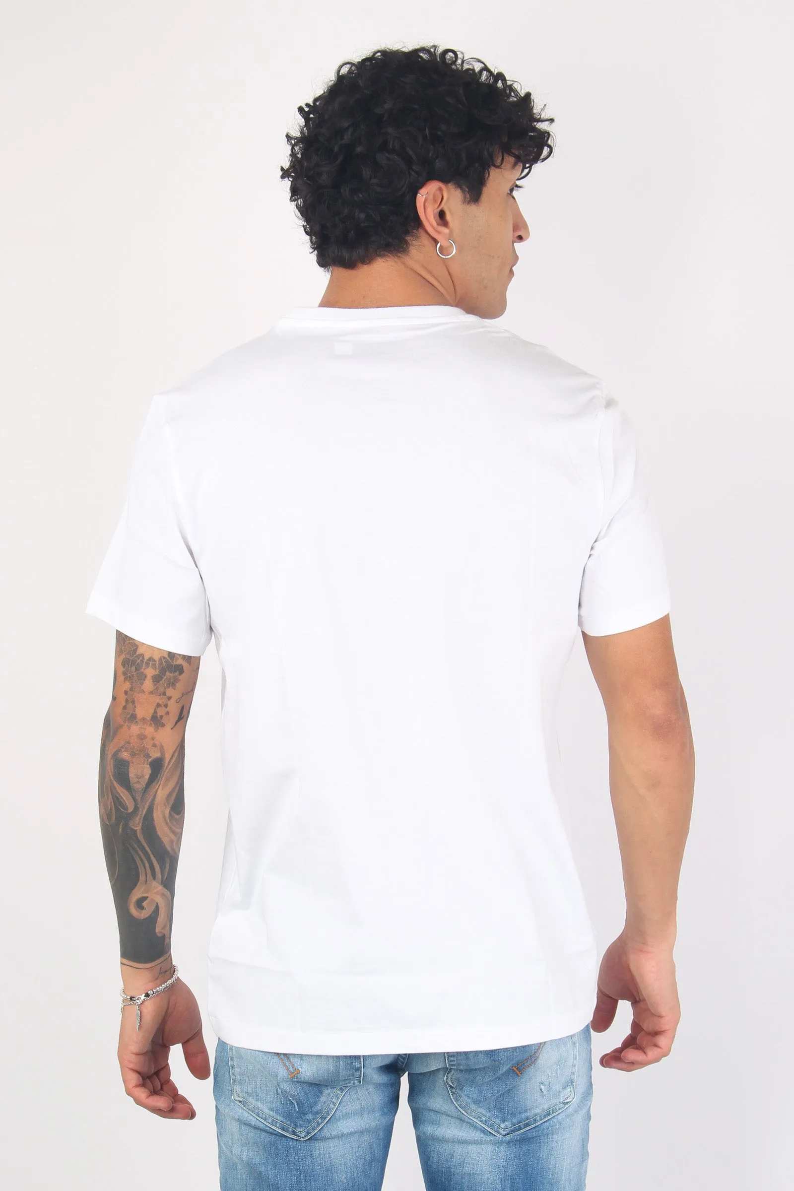 T-shirt Underwear Logo White