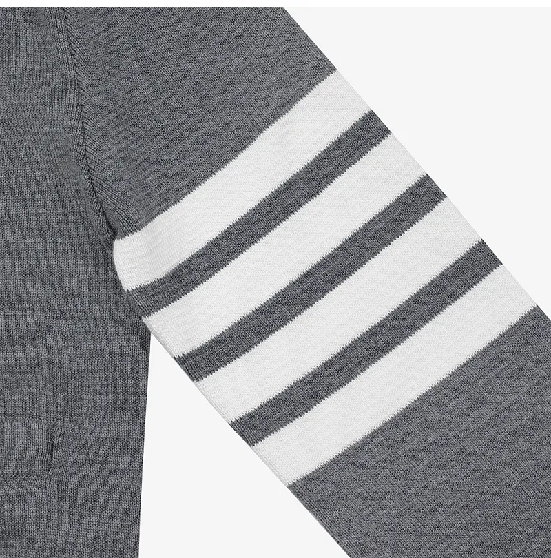 THOM BROWNE  |Stripes Casual Style Street Style Long Sleeves Plain