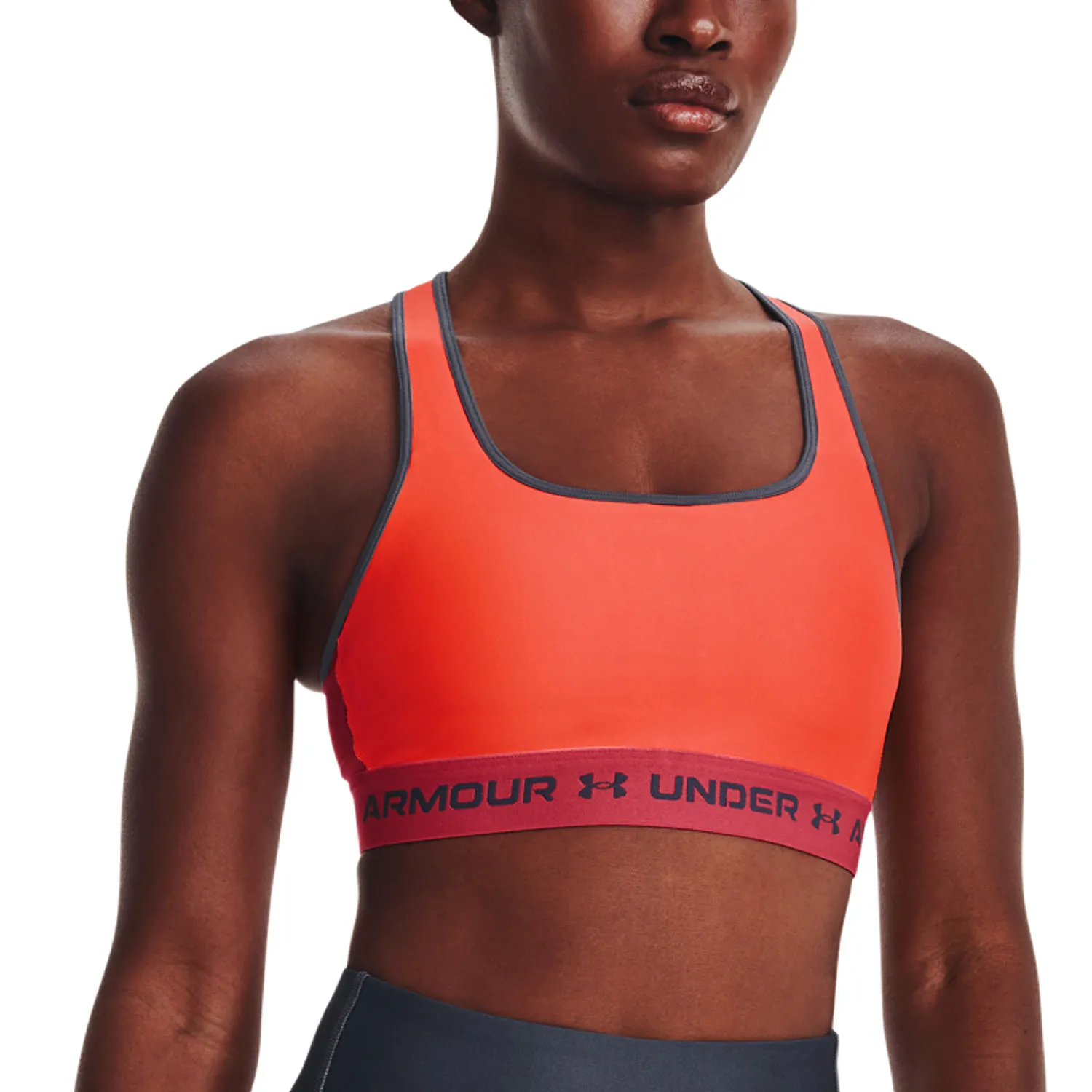 Under Armour Crossback Mid Reggiseno Sportivo  After Burn