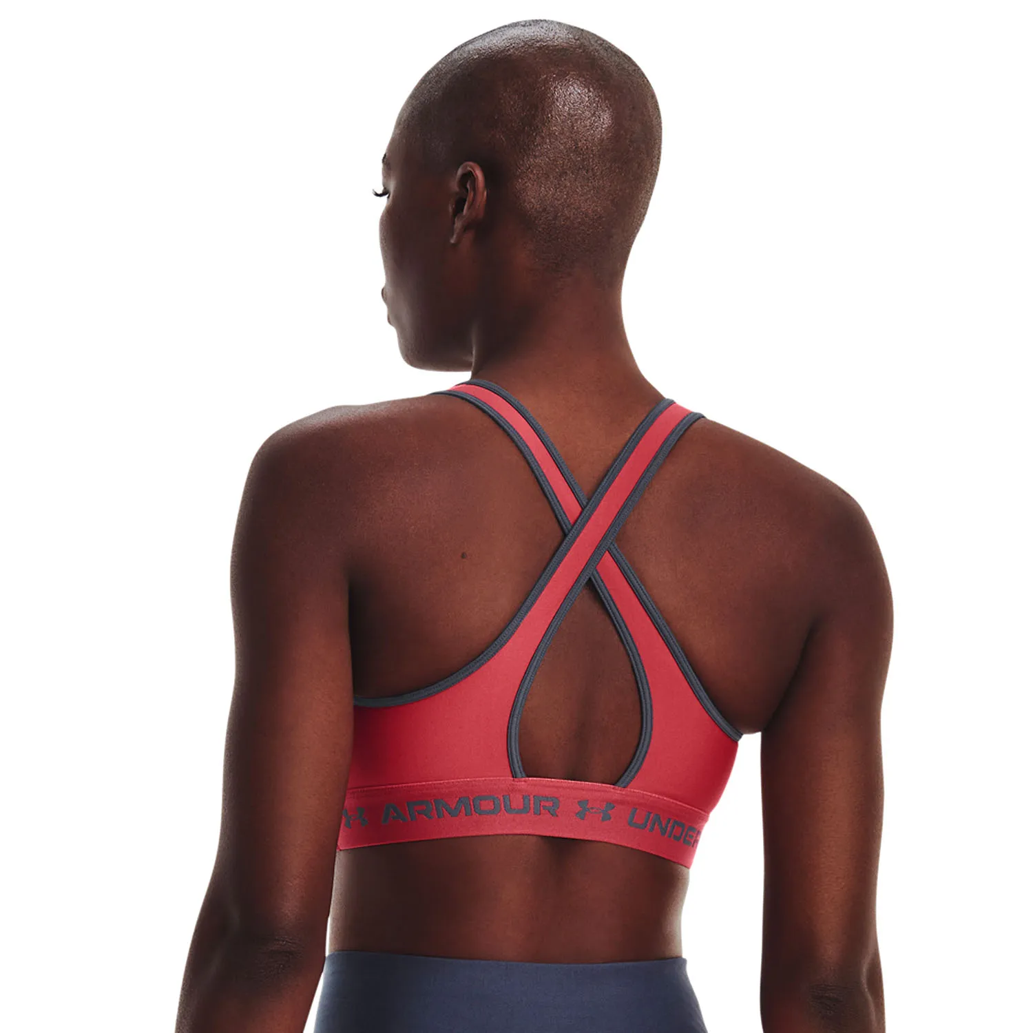 Under Armour Crossback Mid Reggiseno Sportivo  After Burn