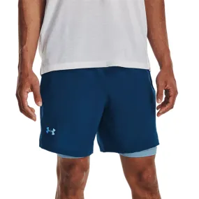 Under Armour Launch 2 in 1 7in Pantaloncini  Varsity Blue