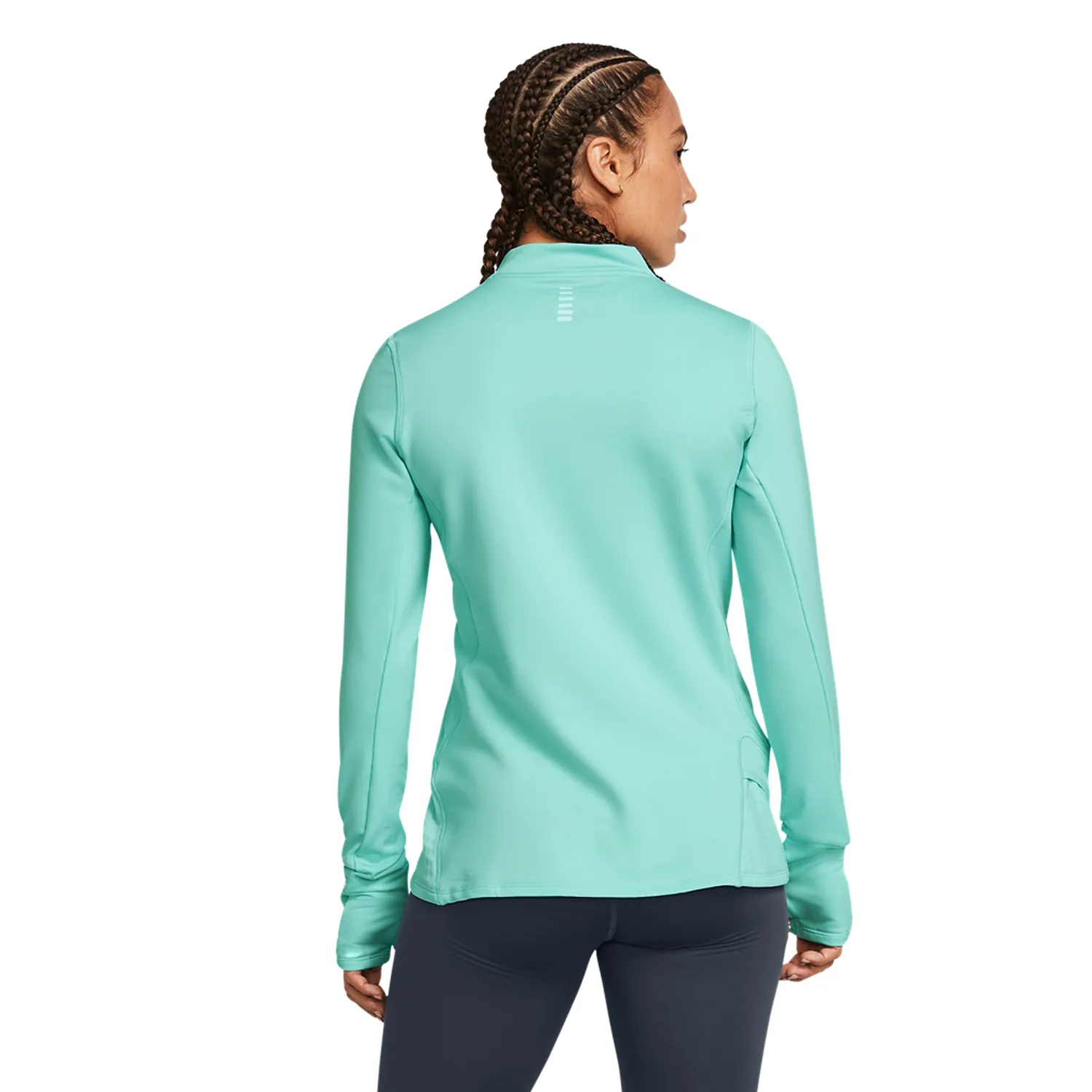 Under Armour Qualifier Cold Maglia  Neo Turquoise/Reflective