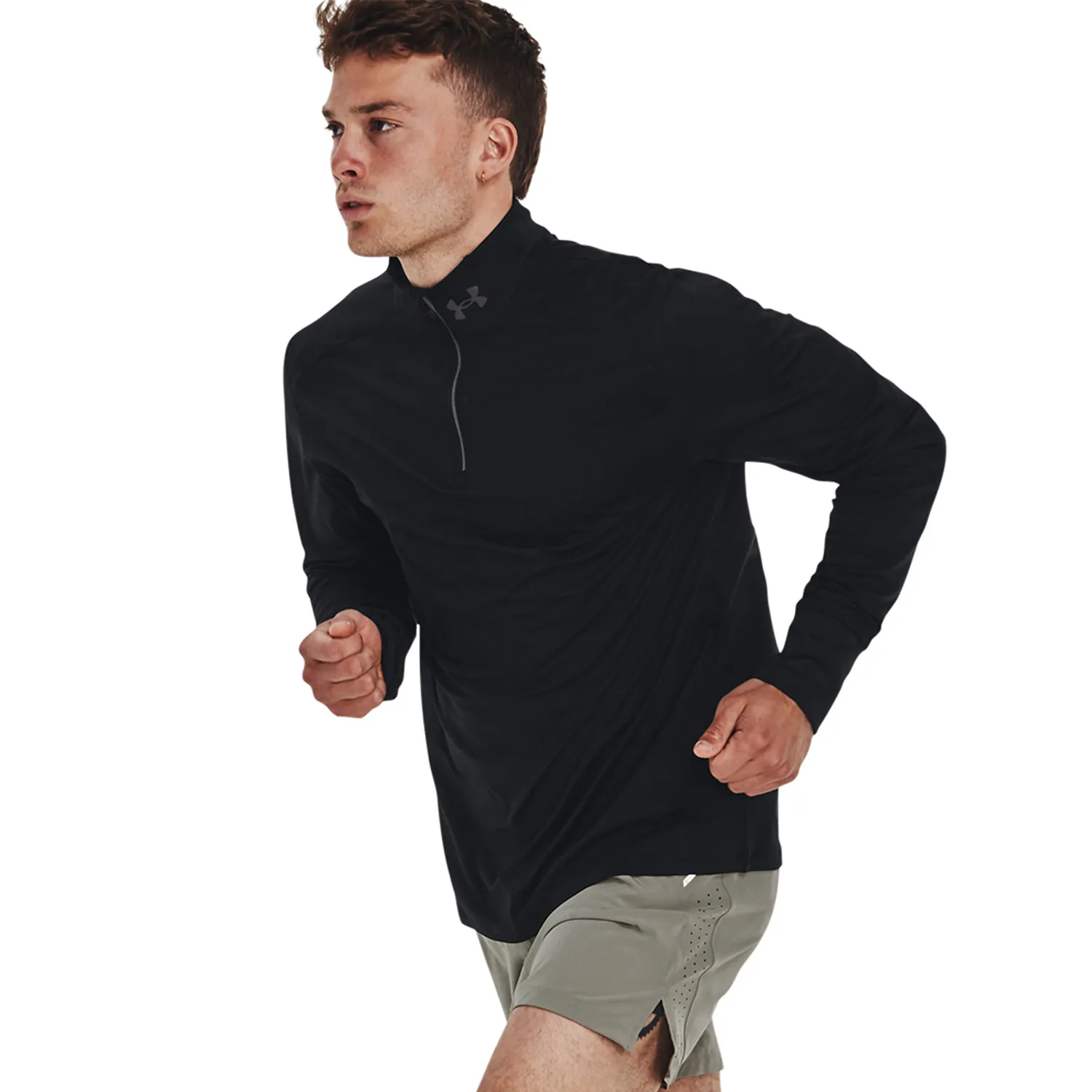 Under Armour Qualifier Run 2.0 Maglia  Black