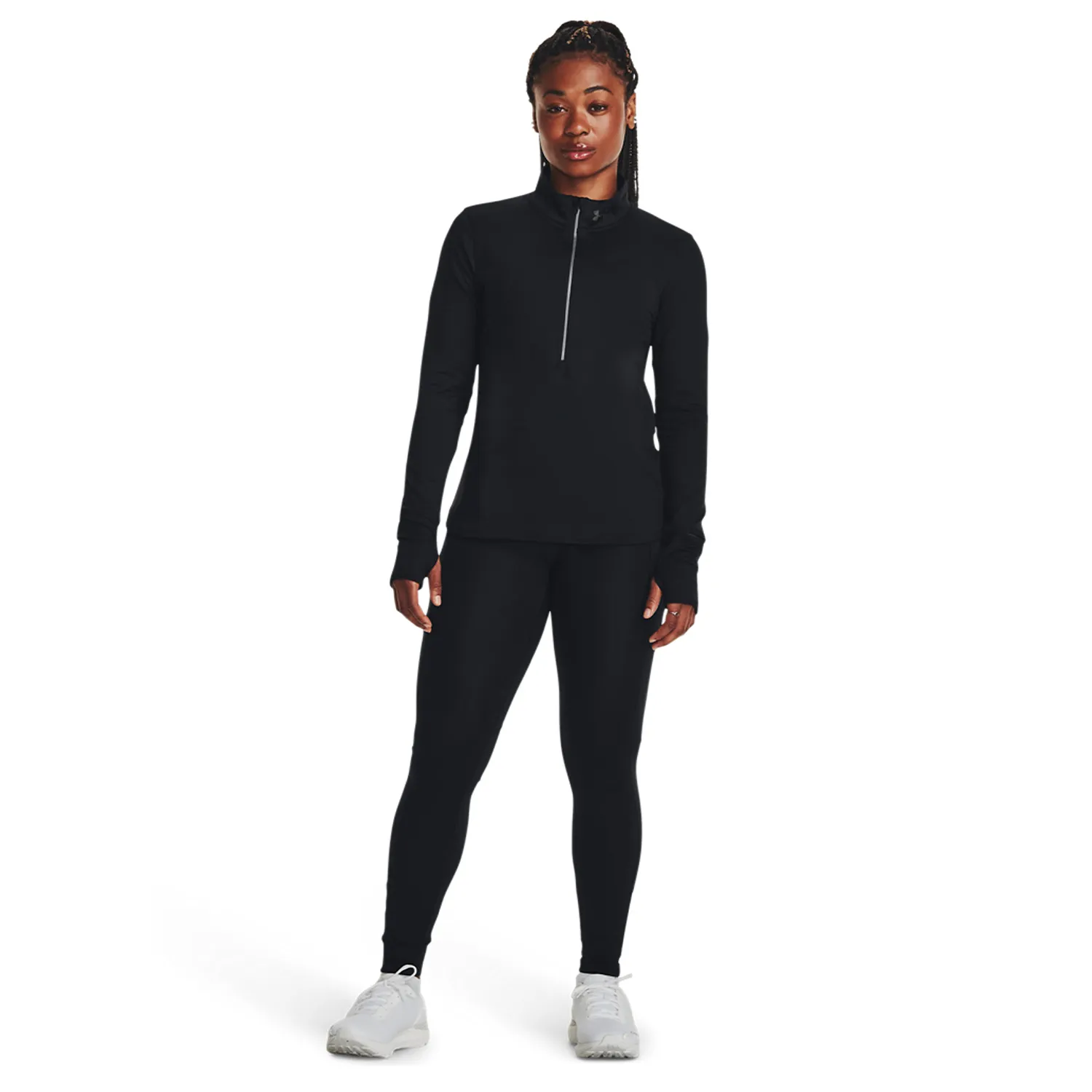 Under Armour Qualifier Run 2.0 Maglia  Black/Reflective