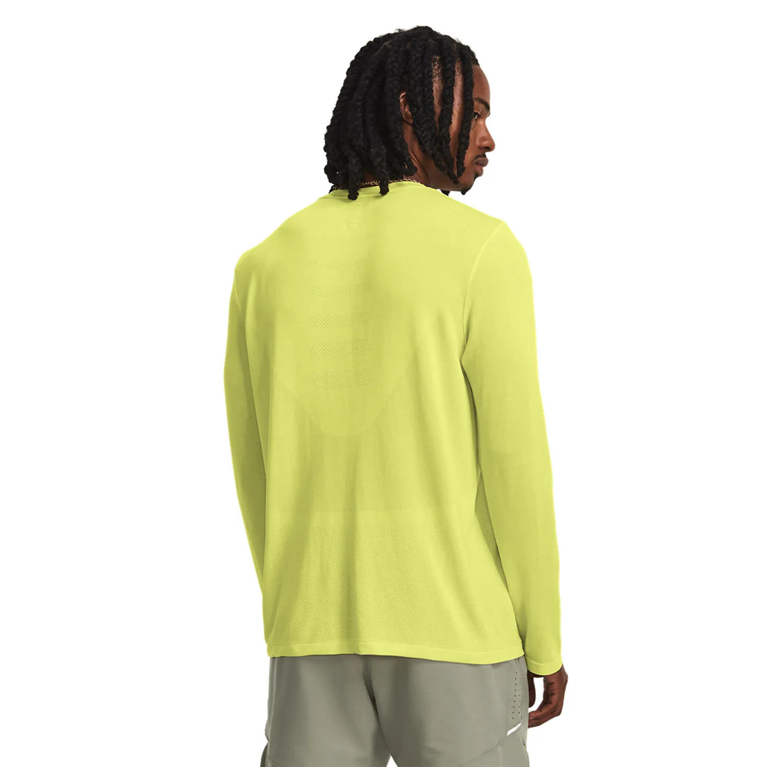 Under Armour Seamless Stride Maglia  Lime Yellow