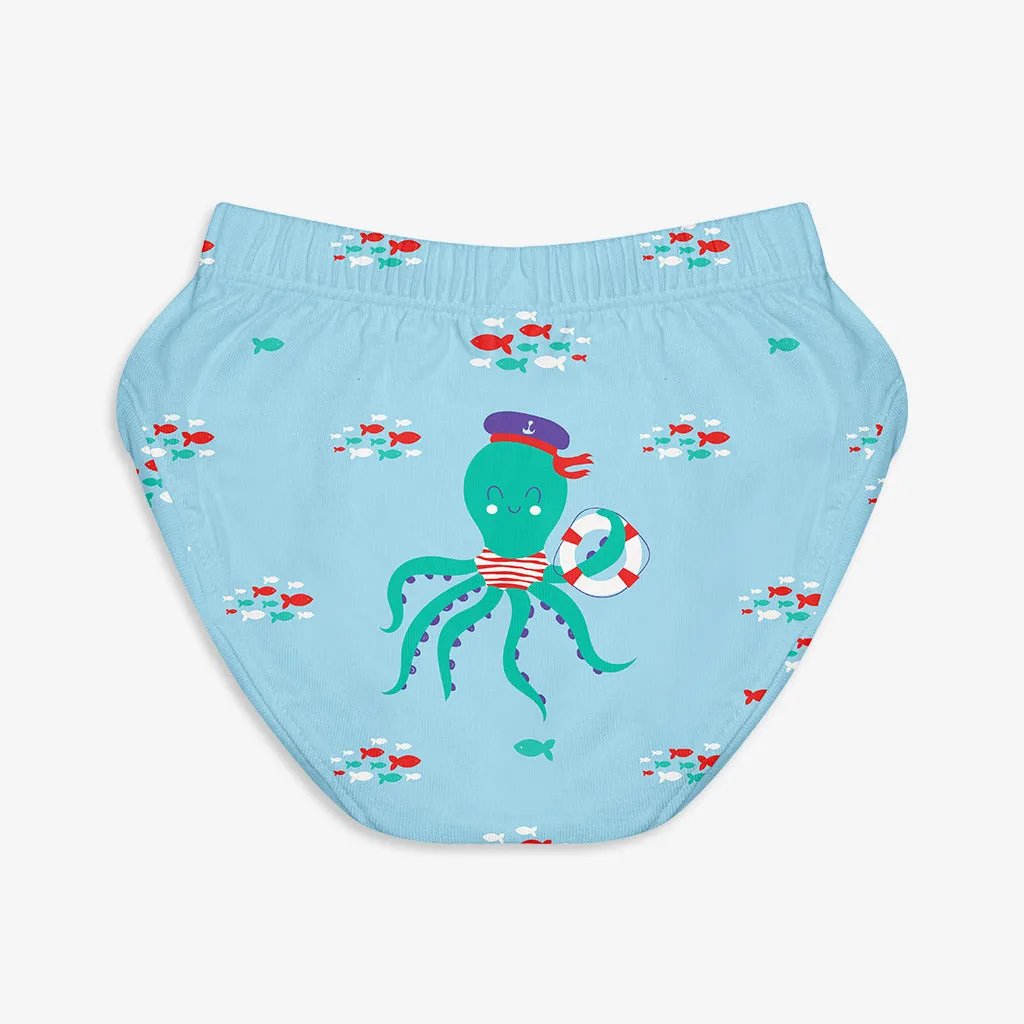 Unisex Toddler Briefs -3 Pack (Sea-Saw)