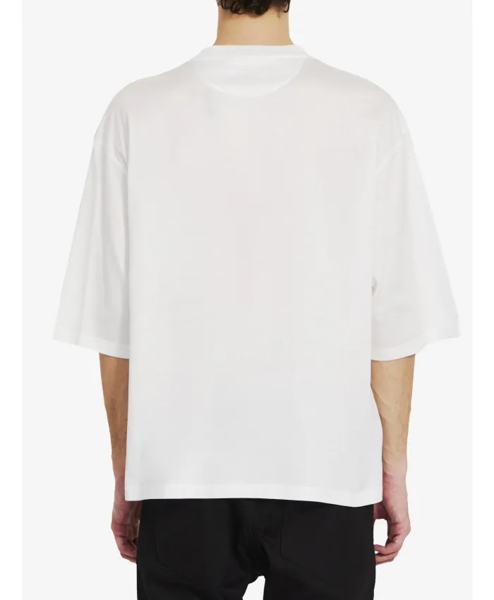 VALENTINO  |Crew Neck Cotton Short Sleeves Luxury Crew Neck T-Shirts