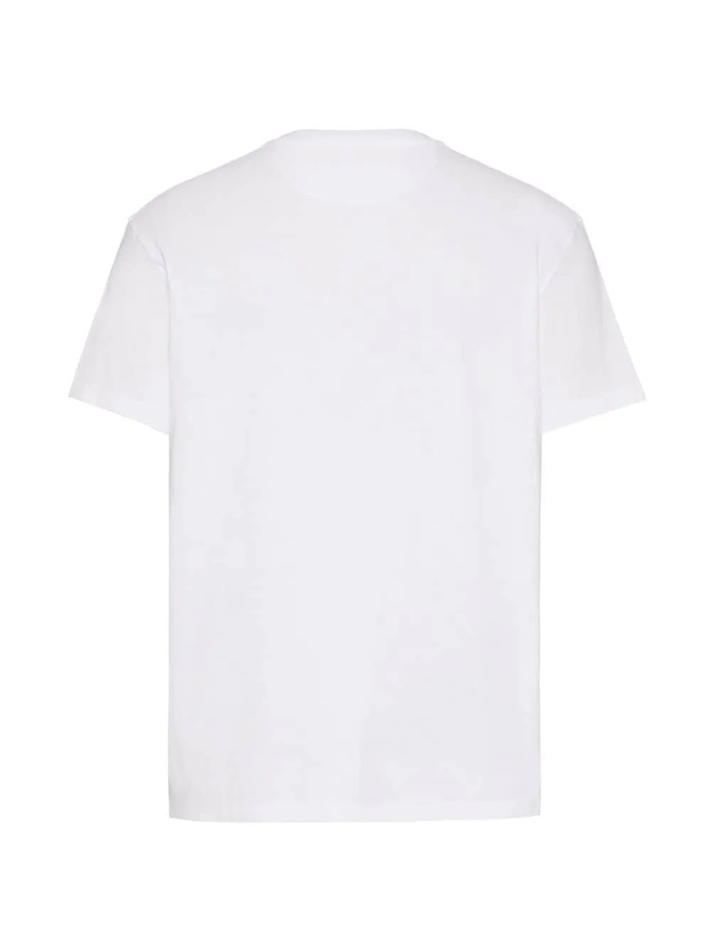 VALENTINO  |Crew Neck Plain Cotton Short Sleeves Logo Luxury