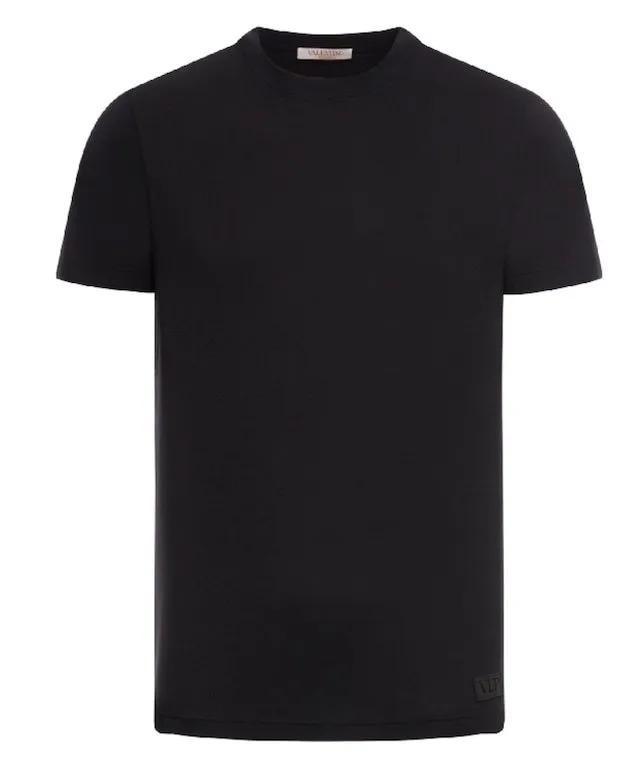 VALENTINO  |Unisex U-Neck Plain Cotton Short Sleeves Oversized Luxury