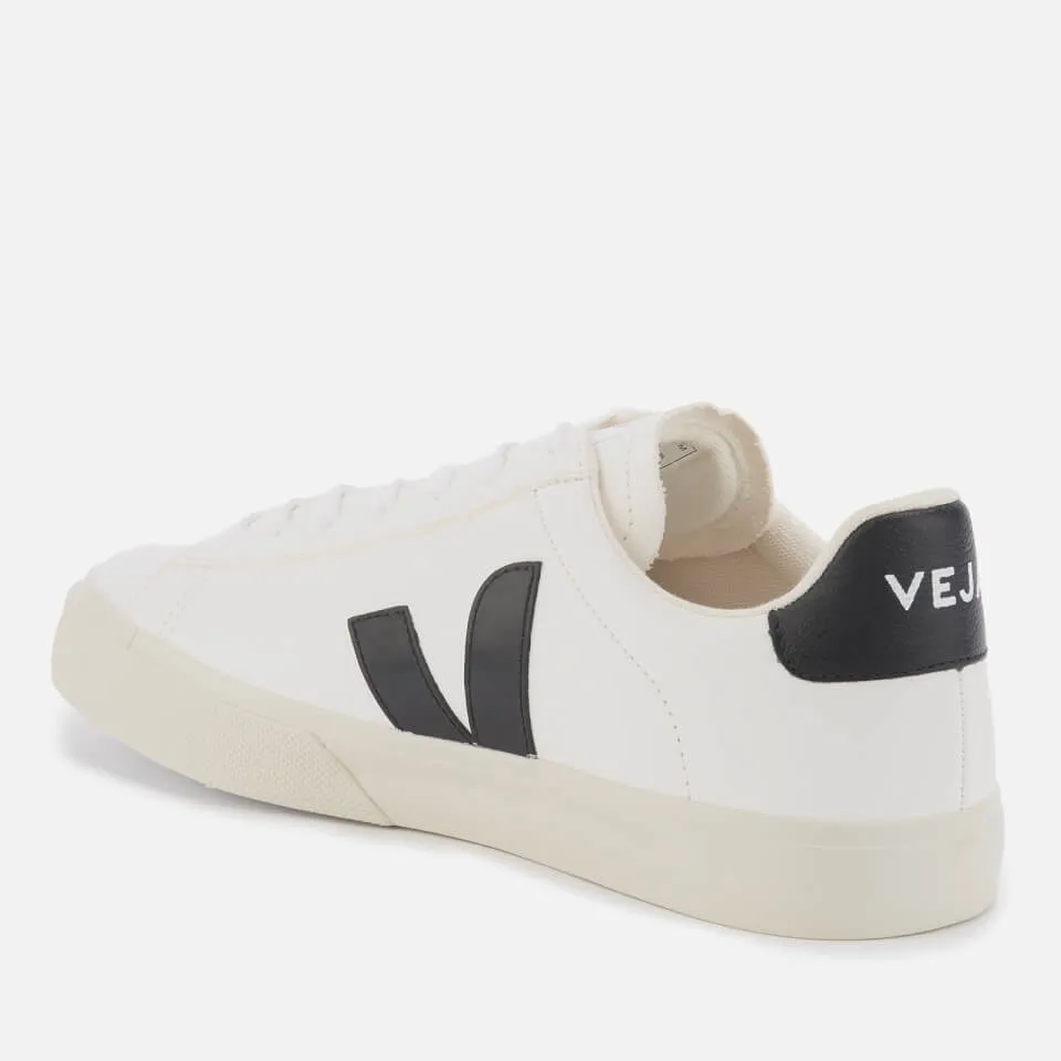 Veja Men's Campo Chrome Free Leather Trainers - Extra White/Black - UK 7/EU 41 | Coggles