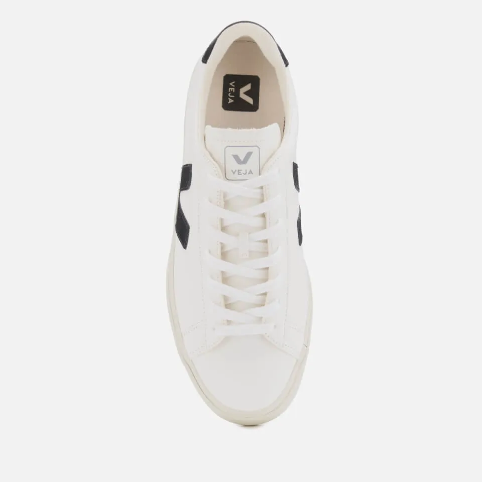 Veja Men's Campo Chrome Free Leather Trainers - Extra White/Black - UK 7/EU 41 | Coggles