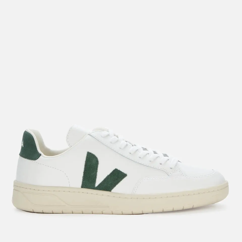 Veja Men's V12 Leather Trainers - Extra White/Cyprus - UK 7 | Coggles