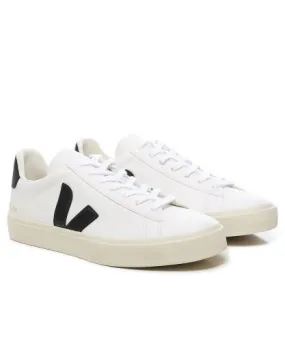 VEJA White Mens ChromeFree Leather Campo Trainers | Jules B