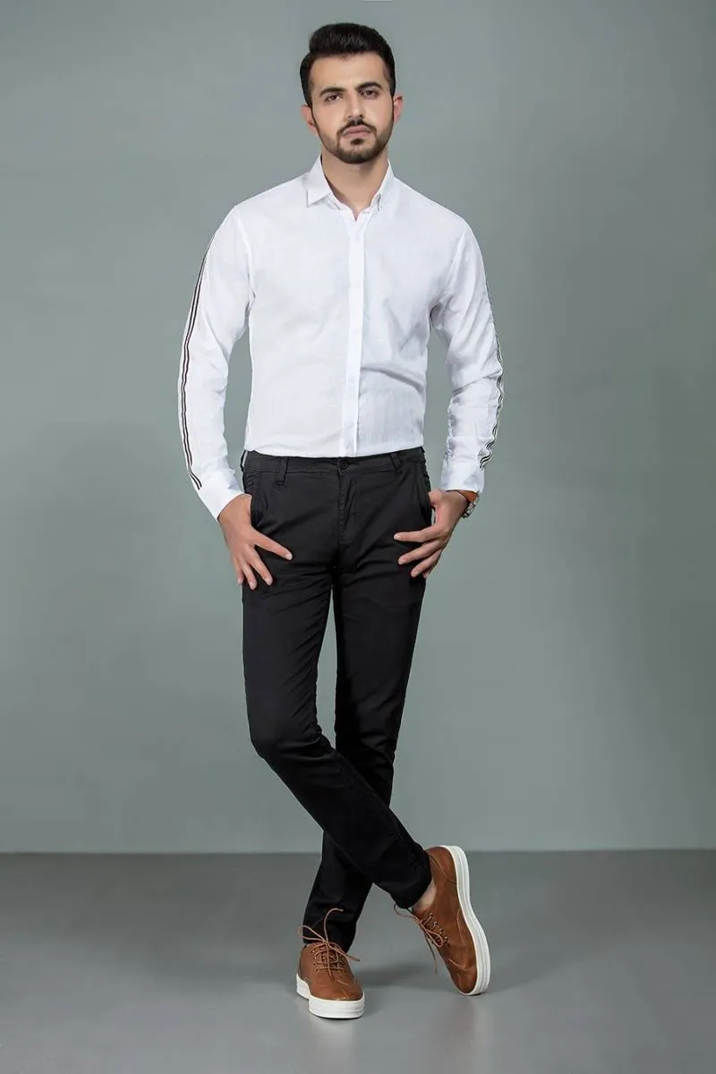 White Casual Shirt FS Regular Fit