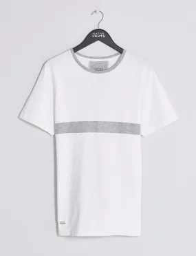 White Cobb Panel Tee