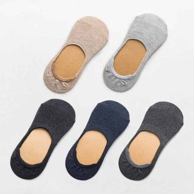 Women Socks Solid Color Fashion Wild Shallow Mouth Felmen