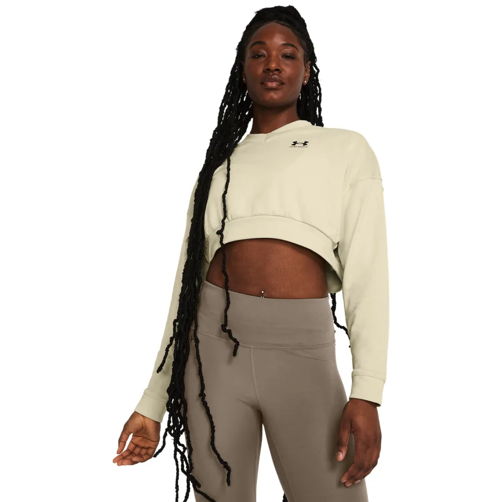 Women's Under Armour Rival Terry Crop Crew