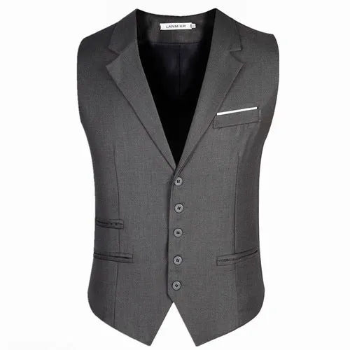 Xituodai 2022 New Arrival Dress Vests For Men Slim Fit Mens Suit Vest Male Waistcoat Gilet Homme Casual Sleeveless Formal Busine