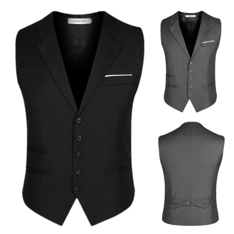 Xituodai 2022 New Arrival Dress Vests For Men Slim Fit Mens Suit Vest Male Waistcoat Gilet Homme Casual Sleeveless Formal Busine