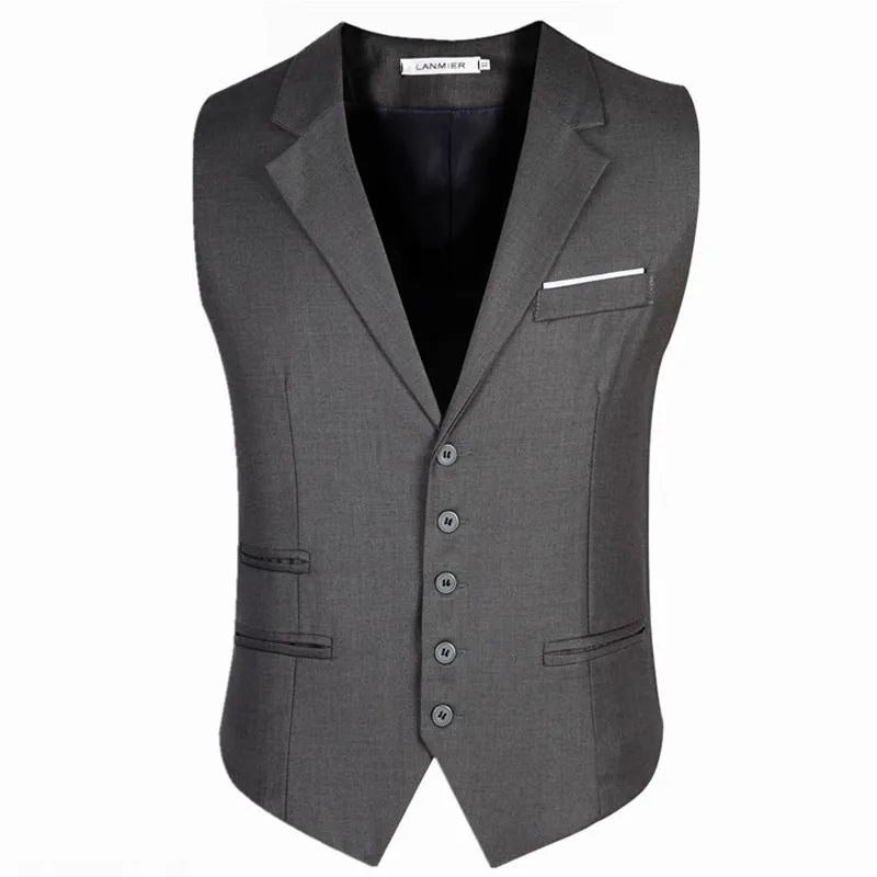 Xituodai 2022 New Arrival Dress Vests For Men Slim Fit Mens Suit Vest Male Waistcoat Gilet Homme Casual Sleeveless Formal Busine